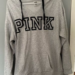 pink sweatshirt